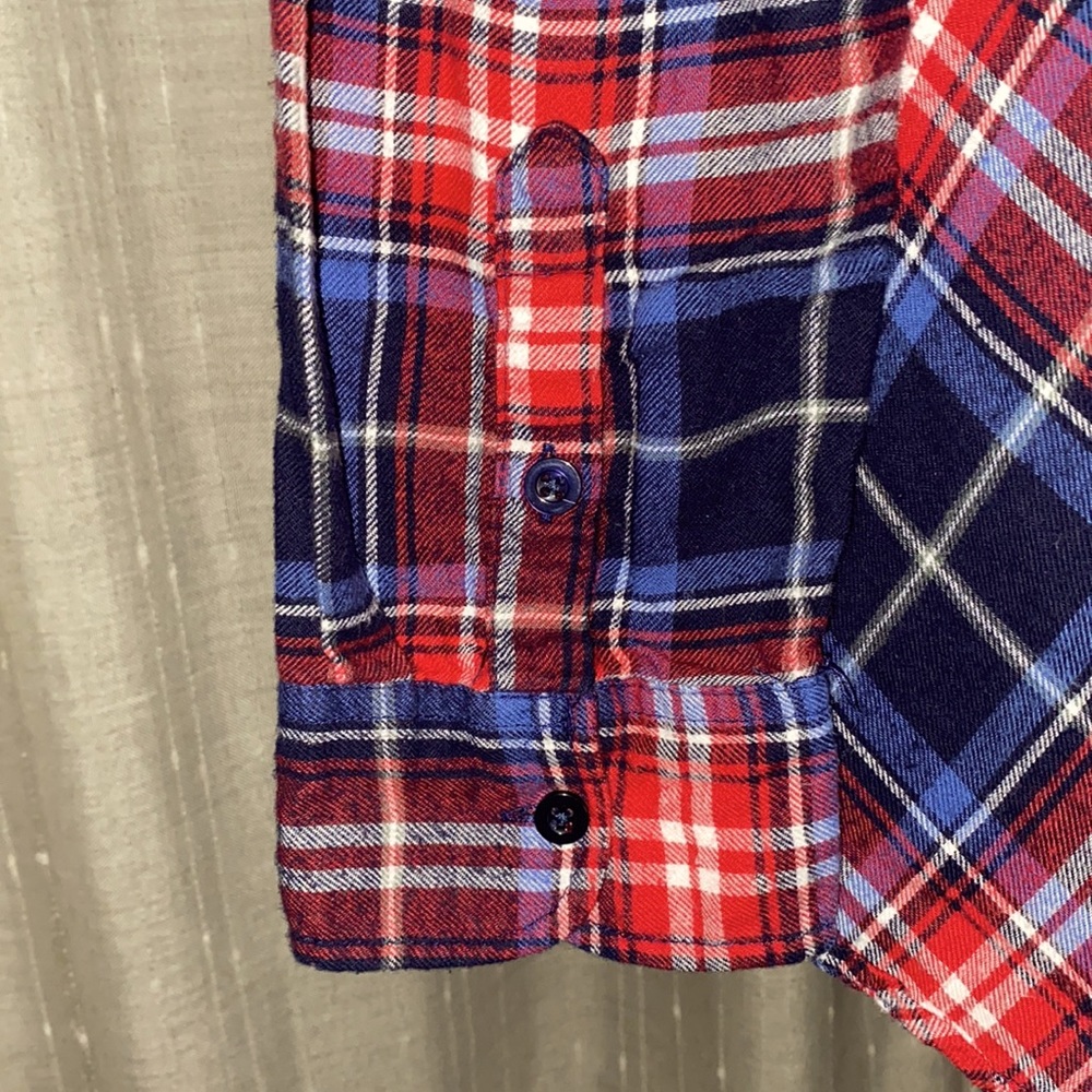 Behind the Seams plaid Shirt/jacket. - Picture 7 of 8